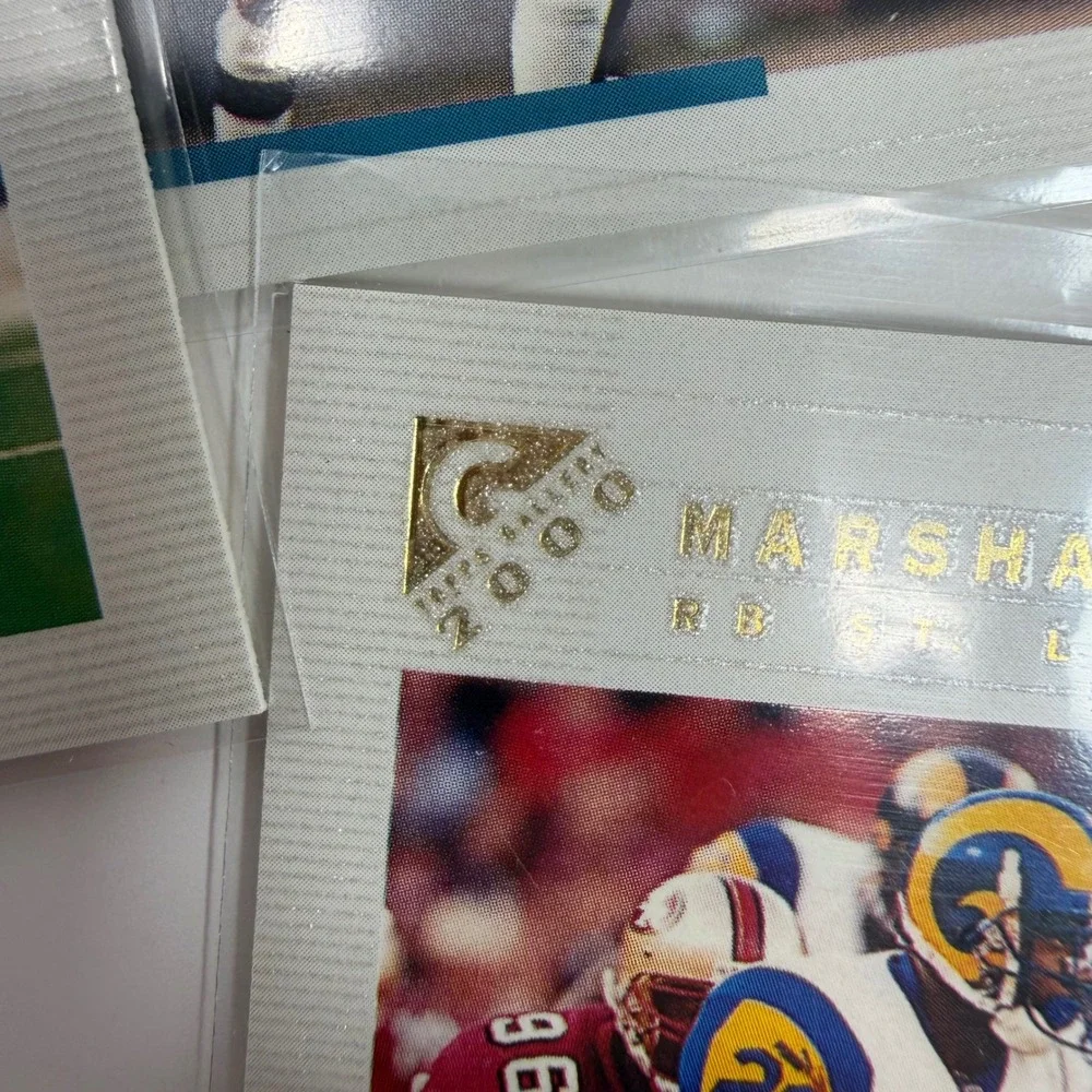 2000 topps Gallery Football 35+‎ Card Lot Collection Featuring NFL Stars